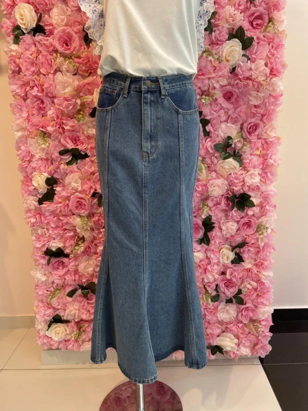 Φούστα denim Maxi